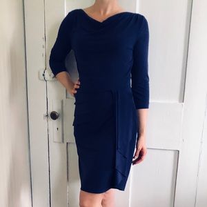 Business Chic Dress deep purple